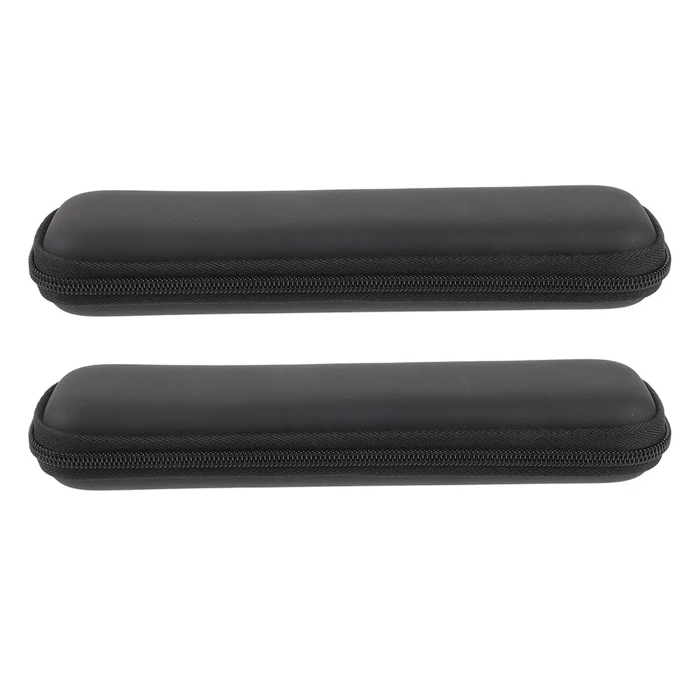 2Pcs Electric Toothbrush Hard Shell Eva Travel Case Portable Mesh Pocket Toothbrush Holder Travel Toothpaste Storage