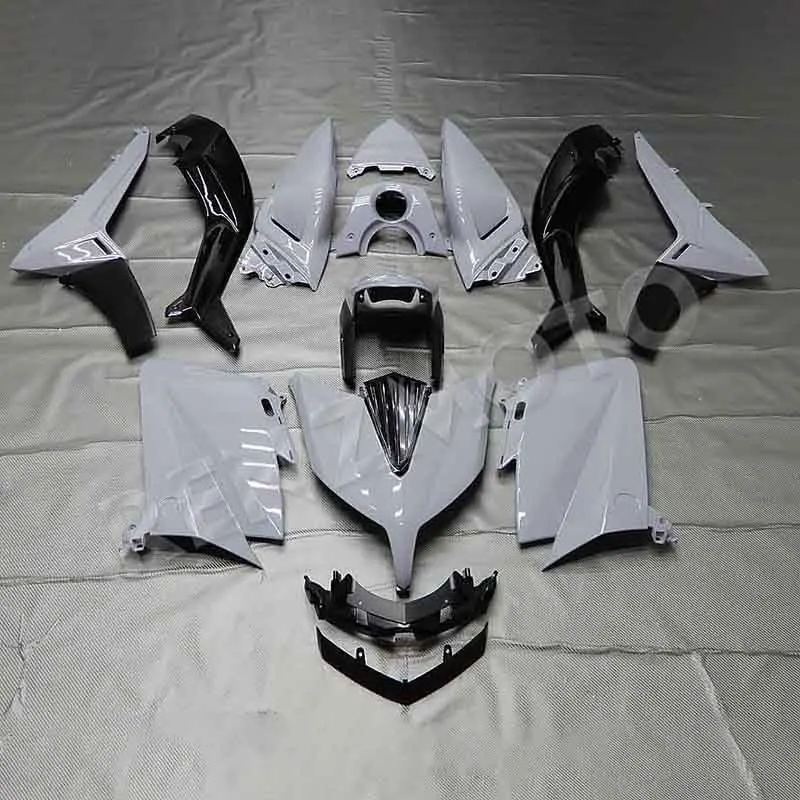 

Full Motorcycle Fairings Fit for TMAX 530 2015-2016 Abs Plastic Body Work Black White