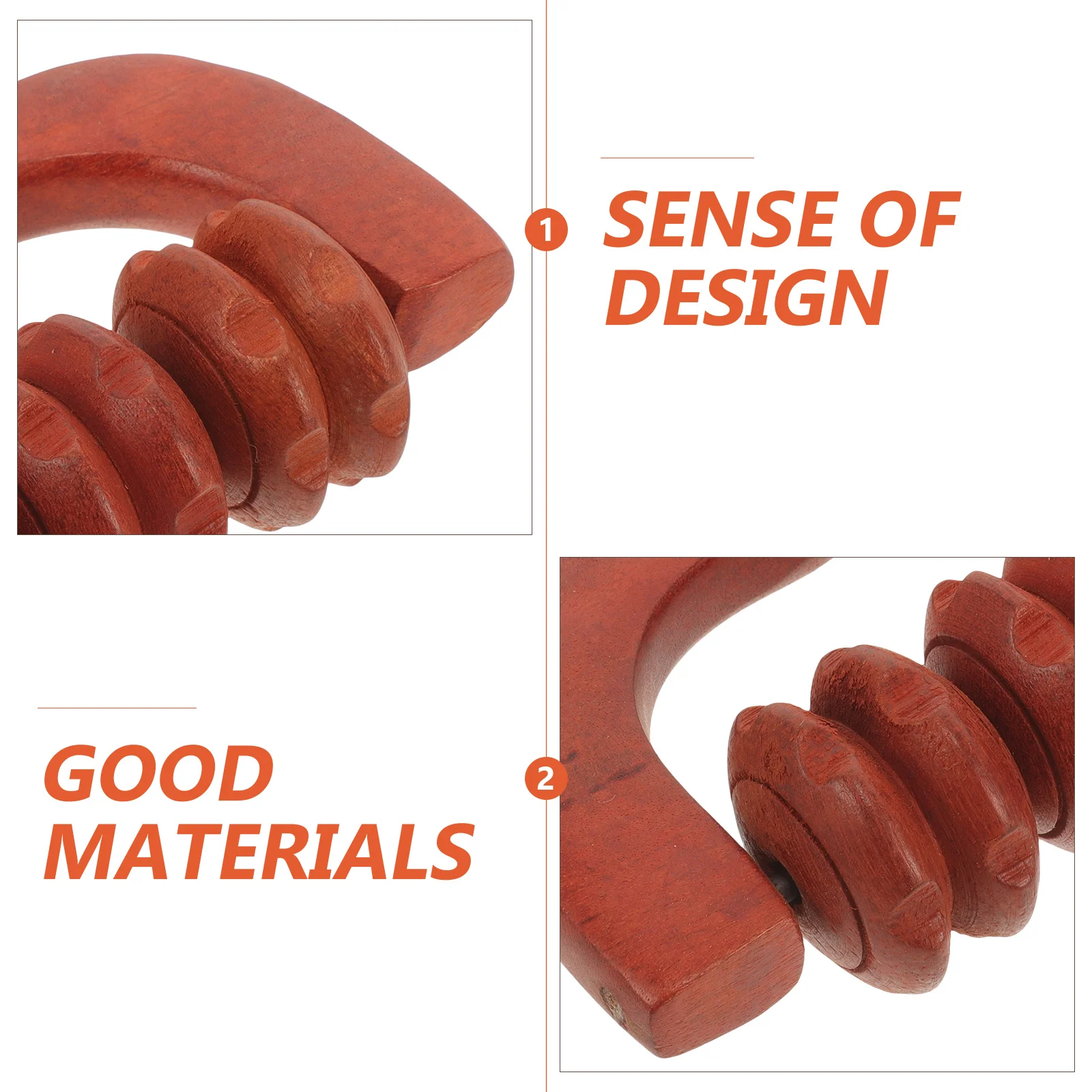 

Wood Massage Roller Durable Wooden Muscle Massager for Body Neck Back Handheld Myofascial Release Tool Massage Roller