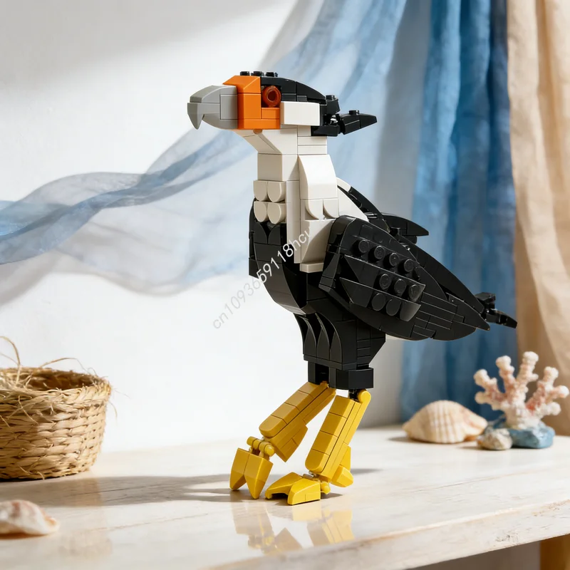259pcs MOC Crested Caracara Cheriway Creator Model Building Blocks Toys Christmas Gift Architecture Creative DIY Idea Education