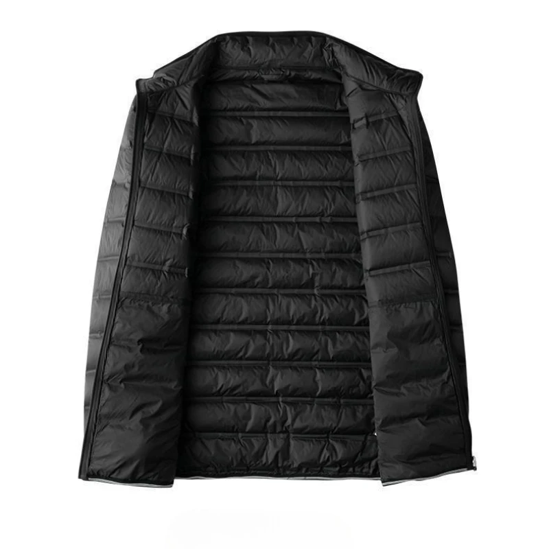  سترة رجالية متعددة الاستخدامات بمقاس كبير بتصميم نحيف لمقاسات كبيرة وخفيفة الوزن ودافئة ومناسبة للأنشطة الشتوية #1