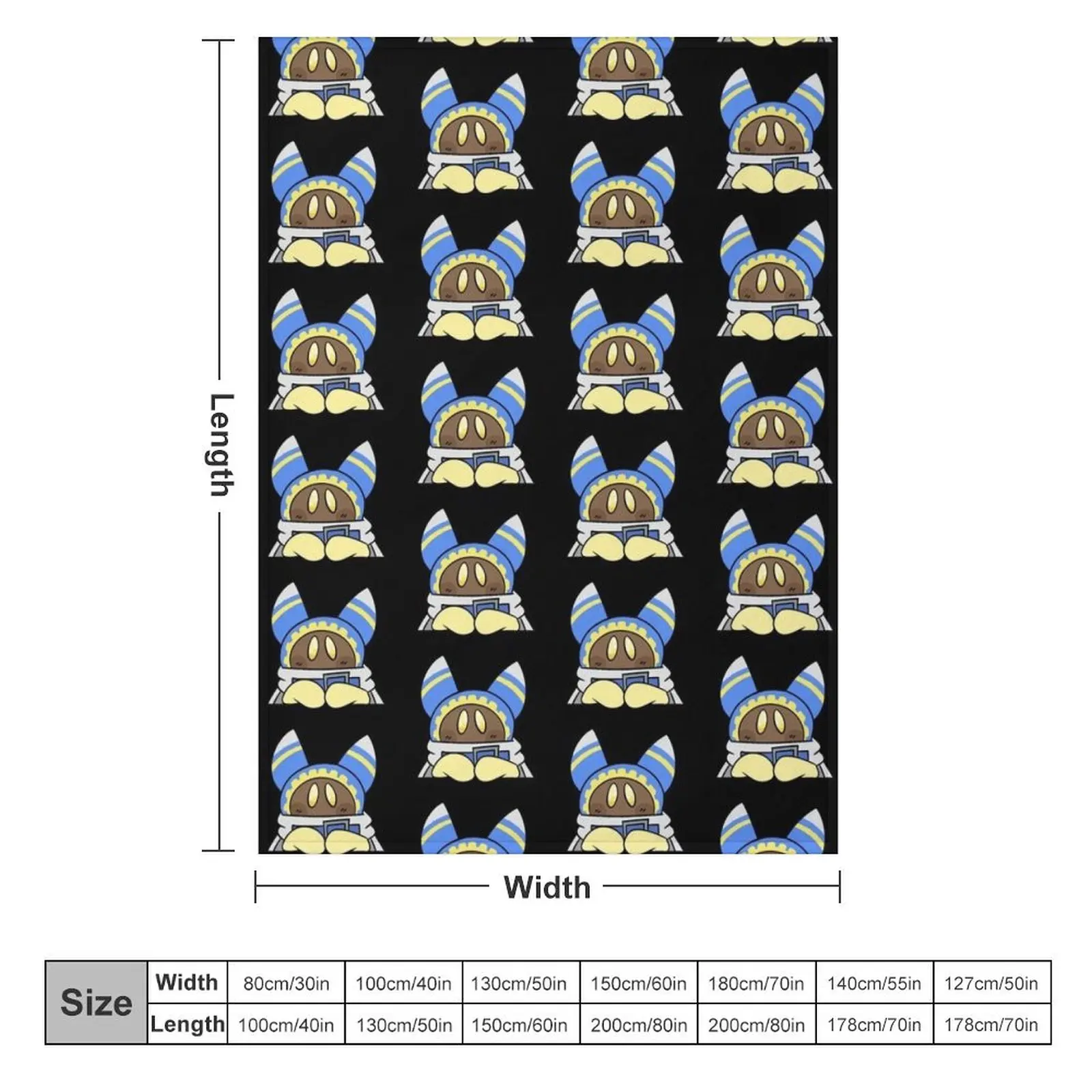 Magolor! 1 Throw Blanket Soft Beds Thermal Decoratives anime Blankets