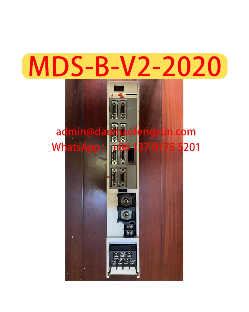 MDS-B-V2-2020 Used Servo Drive，The cover broke open，MDS B V2 2020，Tested ok，Fast shipping