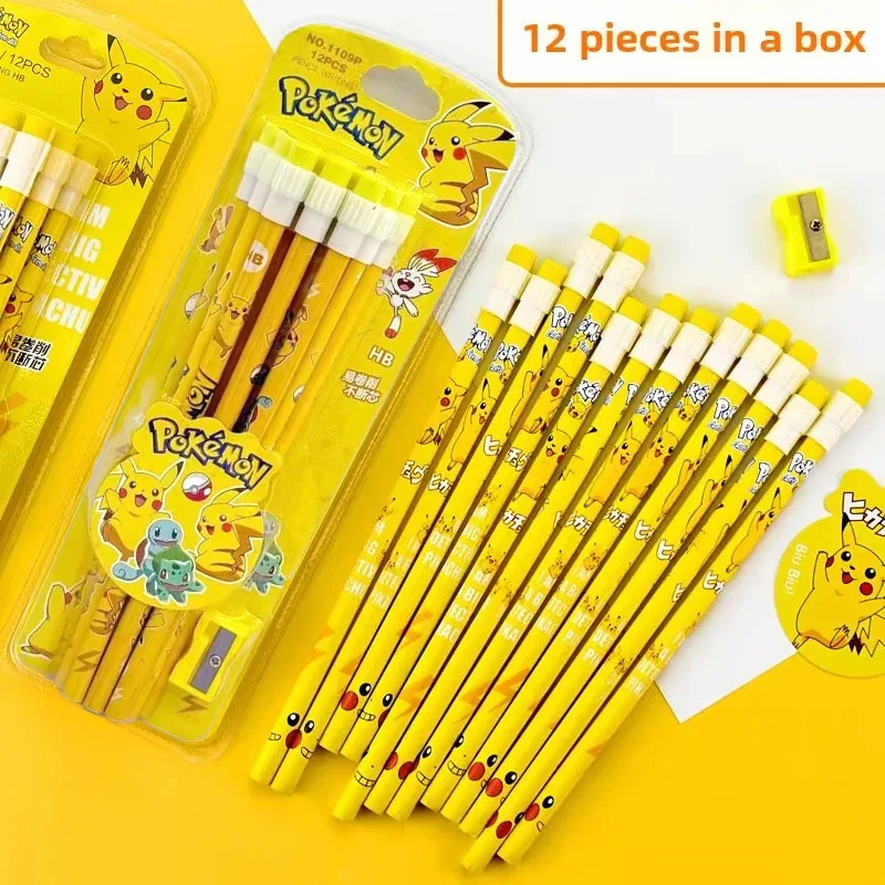 anime-pokemon-pikachu-pencil-with-eraser-pencil-stationery-kawaii-hb-pencil-school-supplies-office-stationery-birthday-gift