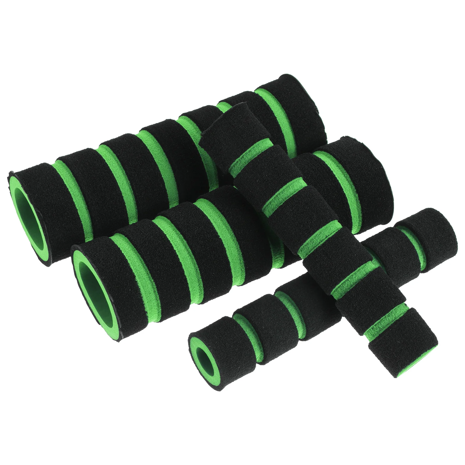 

4 Pcs Sponge Handlebar Grips for Mountain Bike Motorcycle Green Anti Vibration Non Slip Cycling Accessories Bike Covers