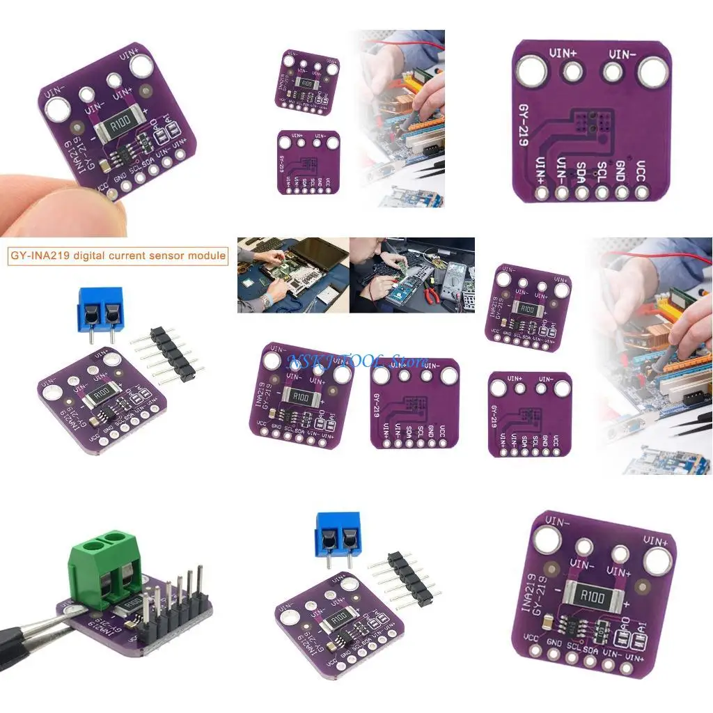 L8RC For Battery Charging Discharging MonitoringINA219 Bi-directional Digital CurrentsPower Supply BreakoutsModule DIY