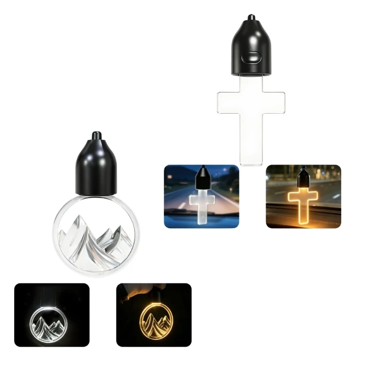 LED Car Interior Night Light for Low Light Cabin Visibility, Soft LED Accent Lamp for Drivers on Evening Trips