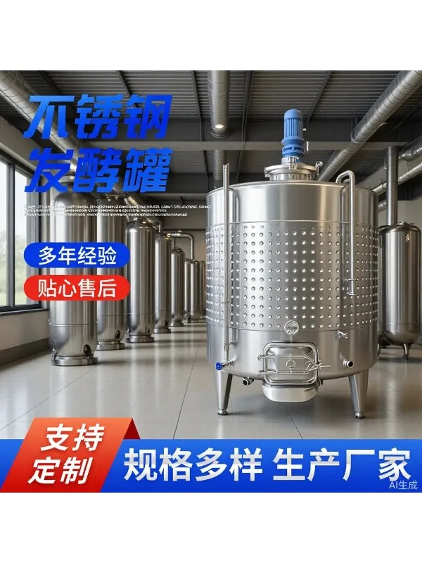 Fermentation tank Storage tank Refrigeration tank Stainless steel fermentation , fruit wine fermentation