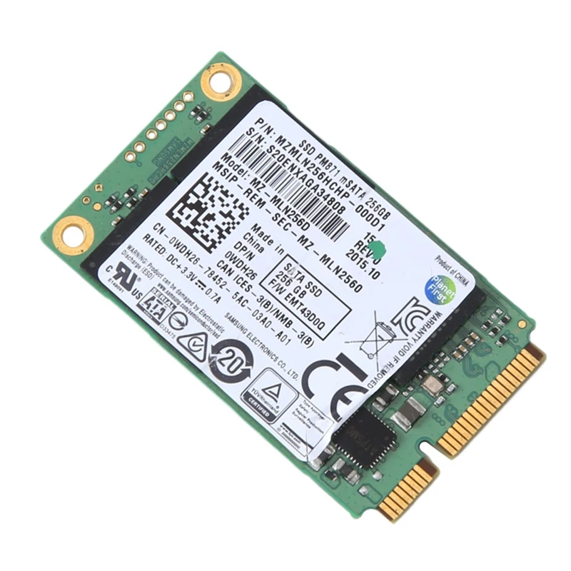 

1 PCS 256GB Solid Disk PCB HDD Internal Solid State Hard Drive Disk For PM871 MSATA SSD For Desktop Laptop Computer