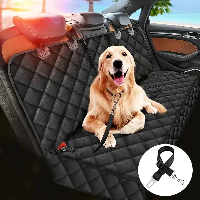 

600D Oxford Cloth Pet Car Seat Cushion Wear-Resistant Dirt-Proof Rear Seat Cover for Cars