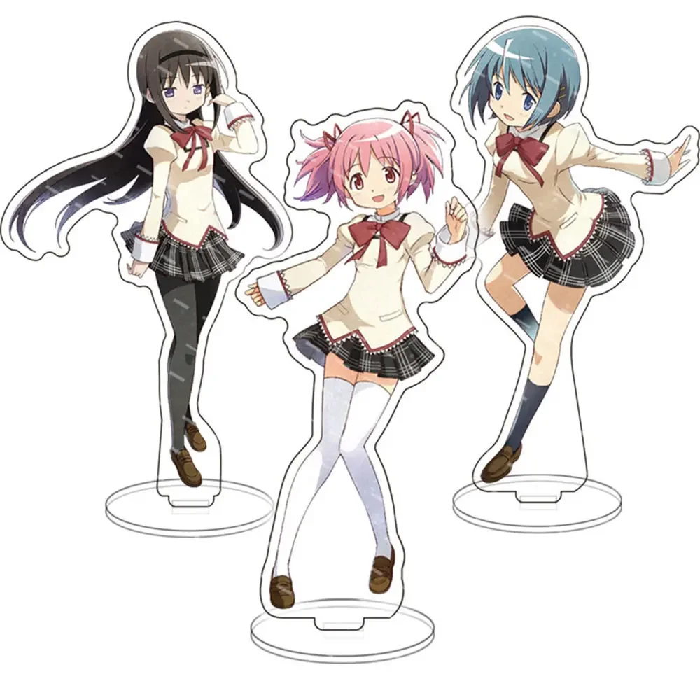 Animation Derivatives Acrylic Standing Plate Kaname Madoka Akemi Homura Miki Sayaka Desktop Ornaments Brithday Souvenir for Kid