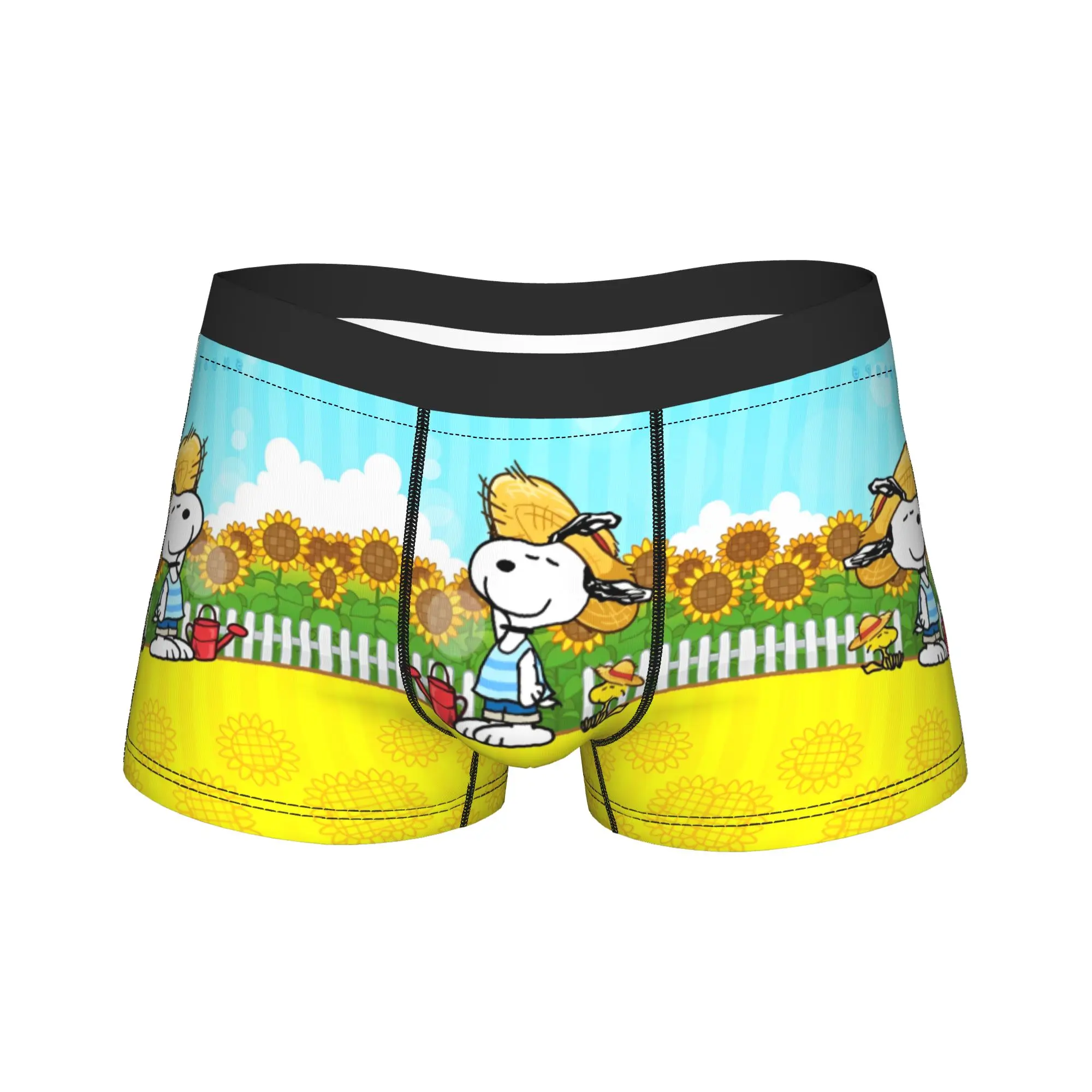 Herren-Boxershorts mit Snoopys-Motiv, humorvolle Geschenkunterwäsche, Boxershorts