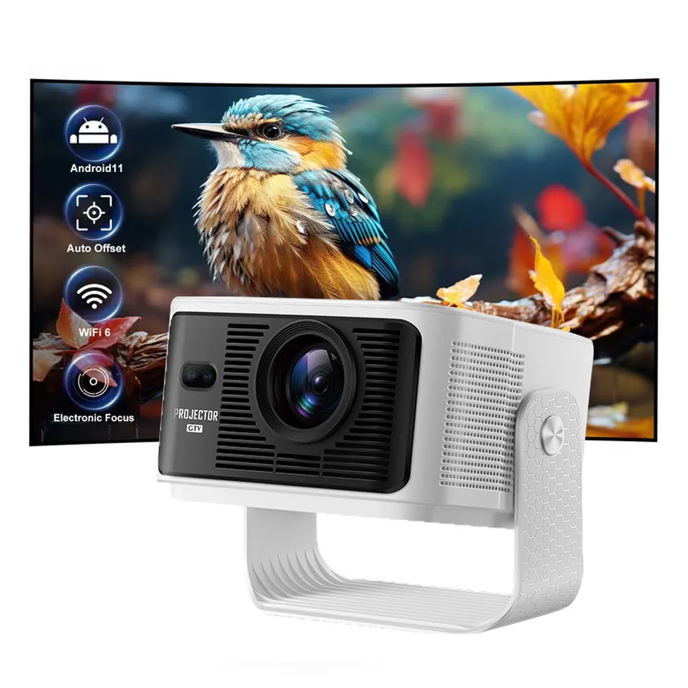 

HY350MAX 500ANSI Auto Focus Projector Android 11 4K 1080P Wifi6 Voice Control Allwinner H713 BT5.0 Home Cinema