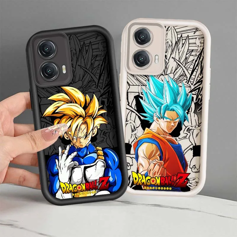 Arte d-dragon balls saiyan capa para motorola moto edge g85 g54 g35 g34 g32 e22 e14 g04 50 5g olho escada caso de telefone