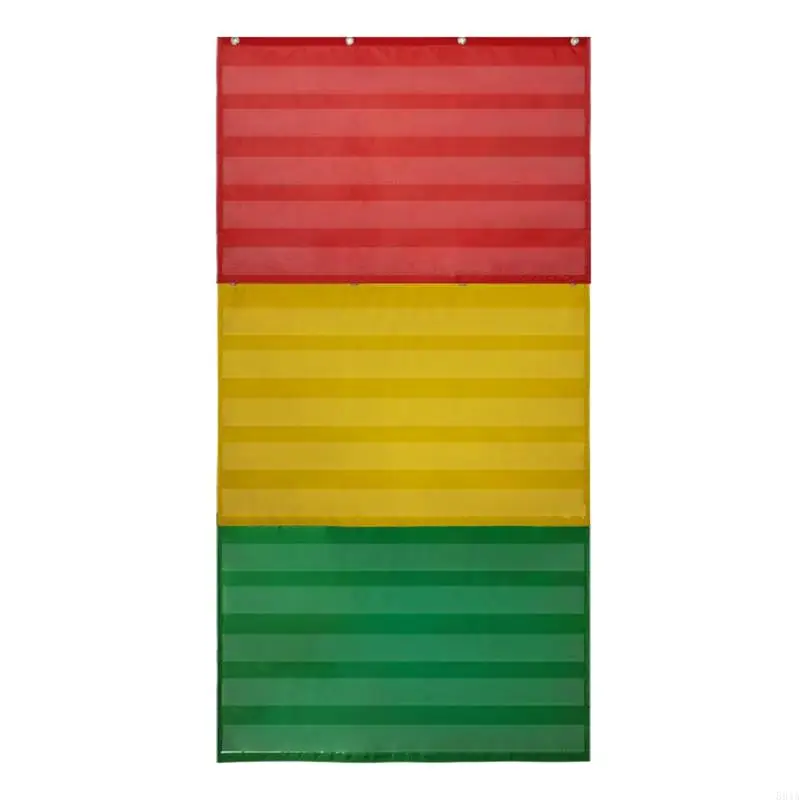 

594A Hanging Storage Pocket Chart for Classroom Wall Decor Detachable Pocket Chart