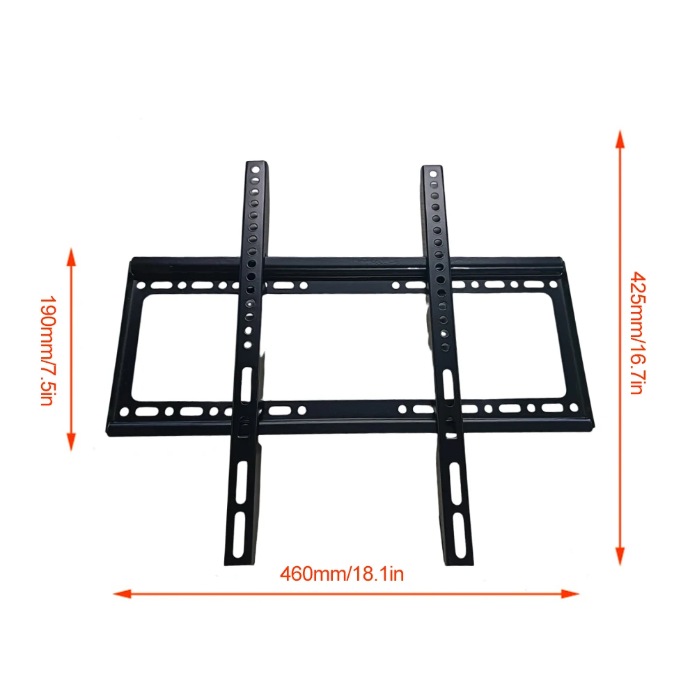 26-63inch Television Mounting Holder Universal Low Profile Flat TV Wall Mount Adjustable TV Stand with Level for LCD LED Monitor