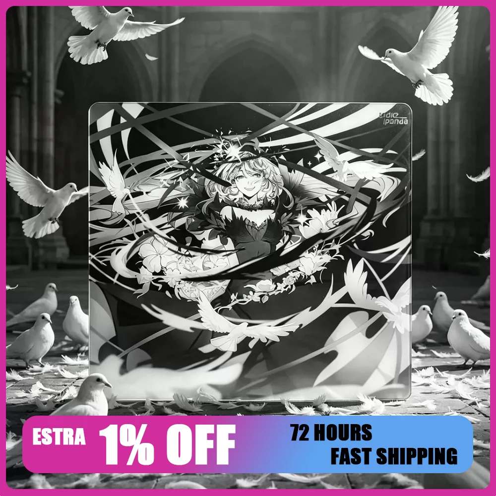 PAN Esports Dont Fall Feather Glass Gaming Mousepad FPS Both Speed And Smooth Mouse Pad For VALORANT TTK CSGO PC Accessories