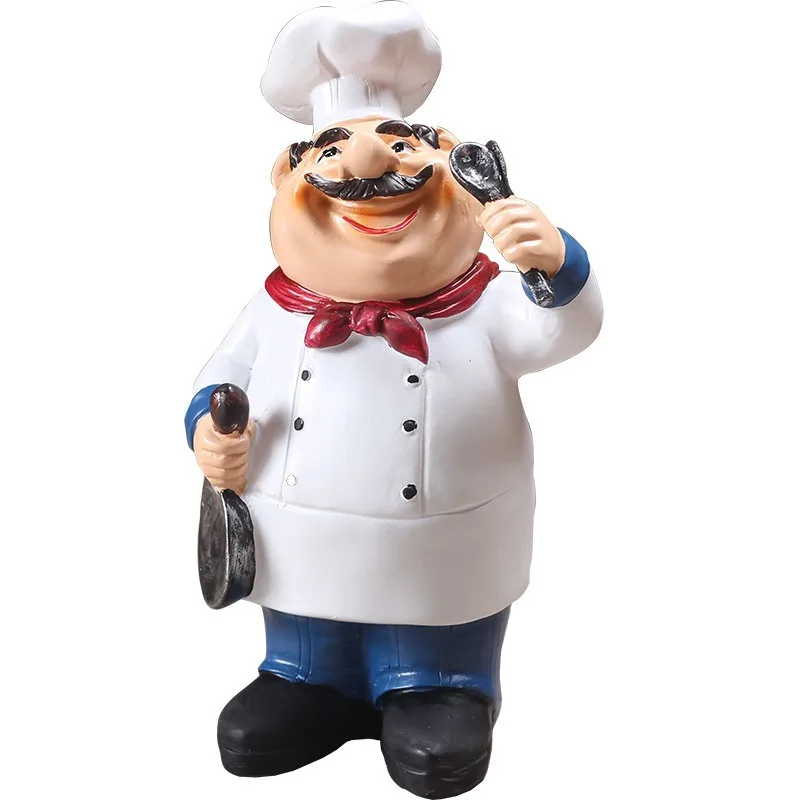 Chef ornaments, hotel cafes, western restaurants, window shelves, home decorations