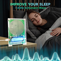 Adjustable 0.01HZ~100KHZ 7.83Hz Schumann Resonance Ultra-low Frequency Pulse wave Generator Audio Resonator with case Pure Sine
