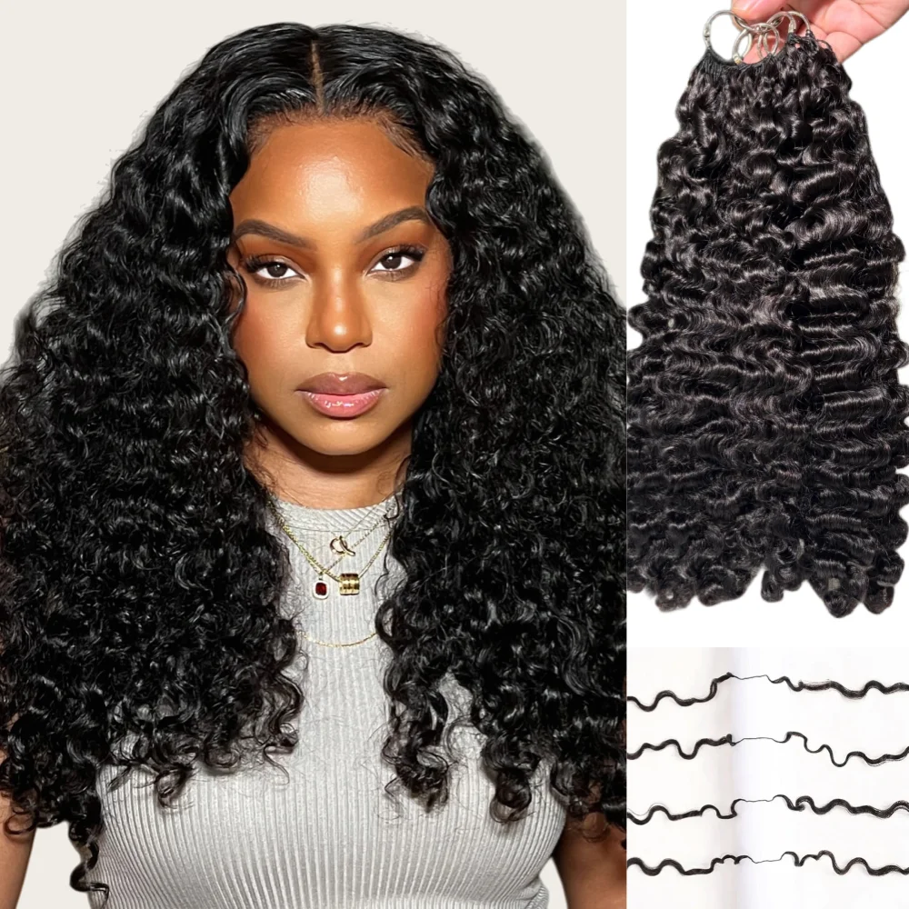 

15A бирманские вьющиеся предварительно разделенные легкие перья крючком пучок 100% человеческие волосы невидимое наращивание без узлов Millionaire Queen