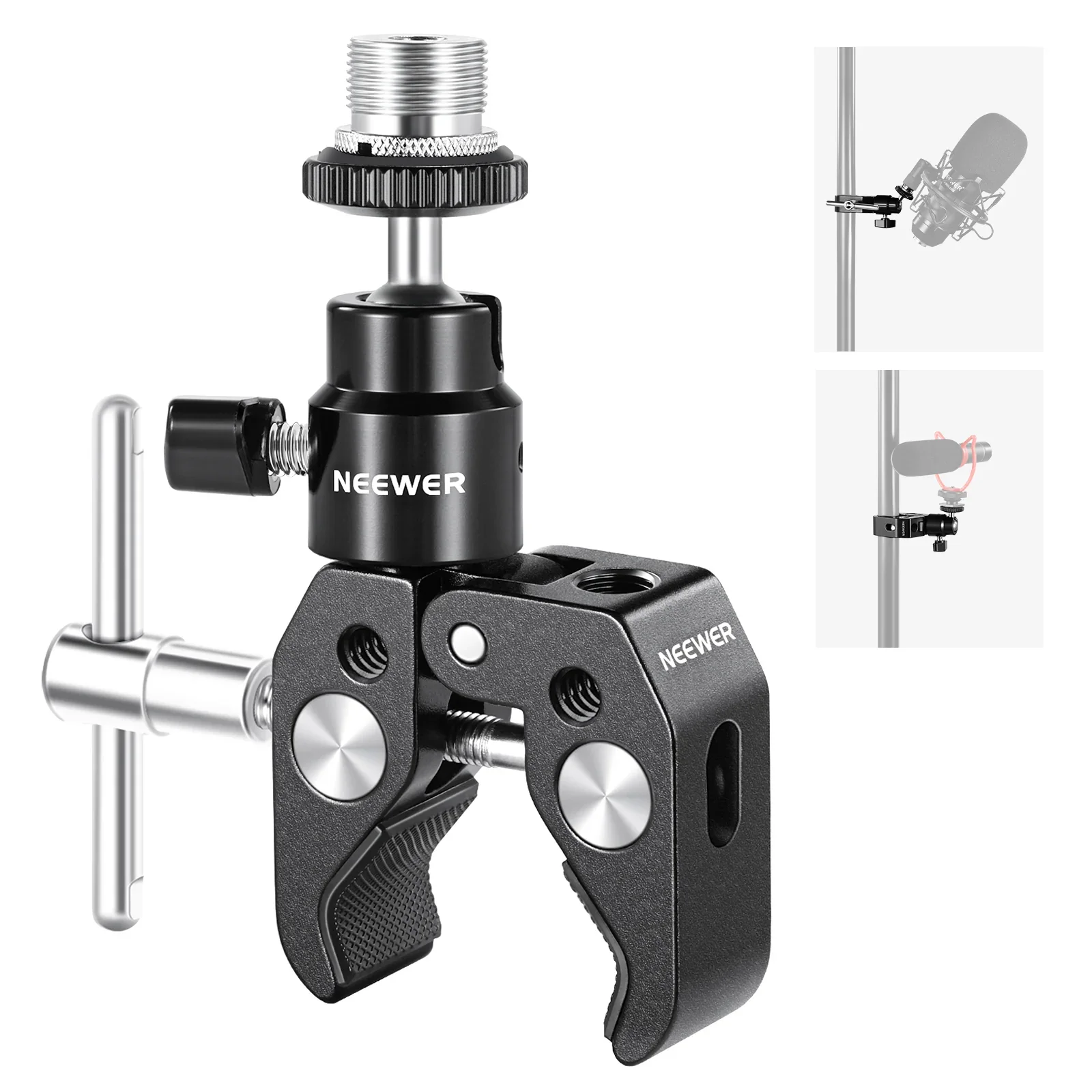 

Зажим-краб NEEWER ST48 и мини-шаровая головка