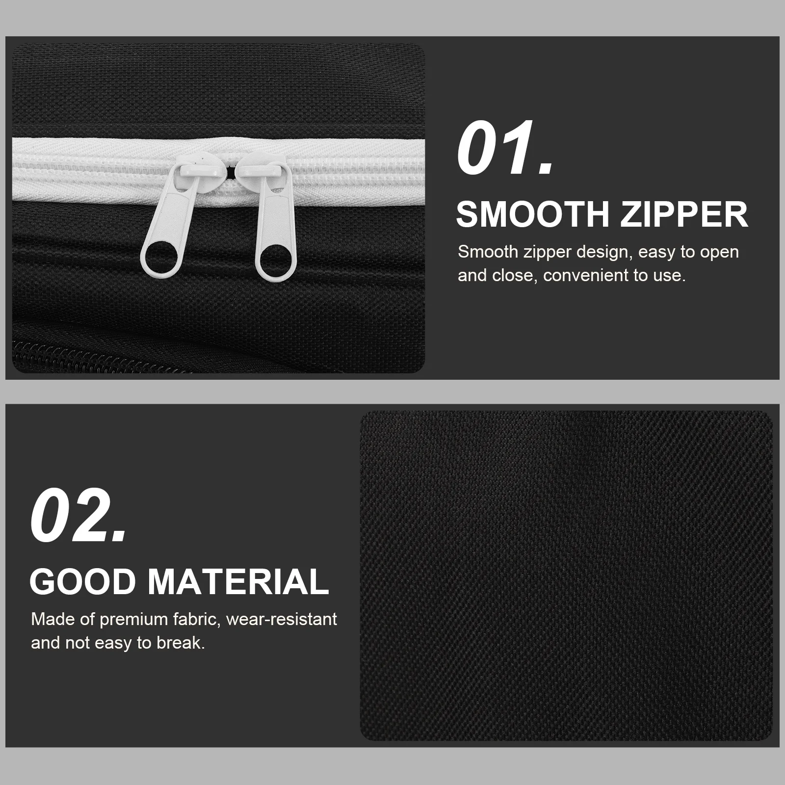 حقيبة أحذية الجولف، هيكل قماشي ممتاز، تصميم قوي مقاوم للاهتراء، مثالي للسفر، حذاء جولف رياضي، حماية بسحاب للإغلاق #2