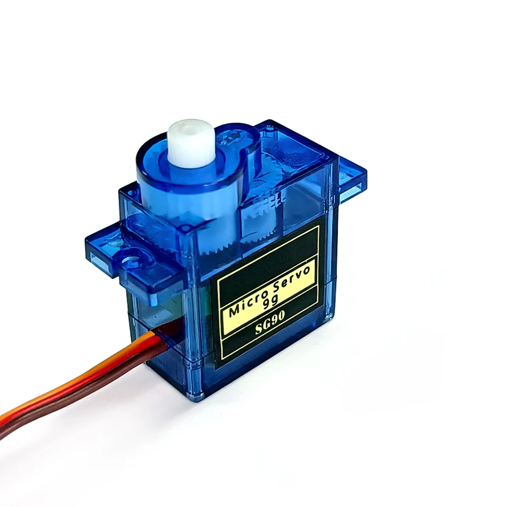 5PCS SG90 9G Micro Digital Servo Motor 180Degree Fixed-Wing Gear Servo Motor for Rc Helicopter Toy Airplane Aircraft