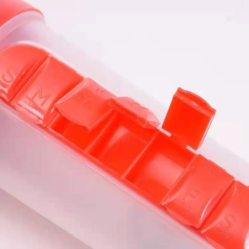 

7 Grids Medicine Box Medicine Box Water Bottle Leak-Proof 600ml Pill Boxes Sports Water Bottle Portable