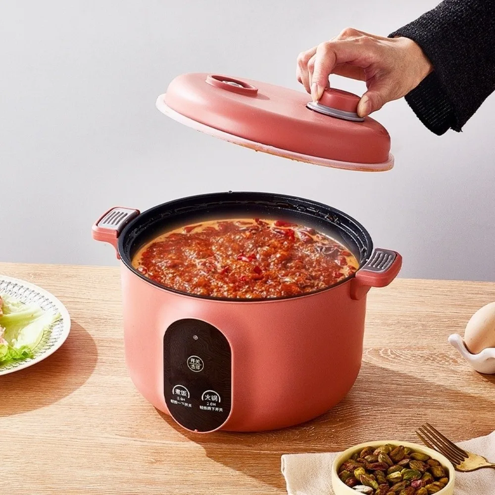 Easy 20cm Micro Pressure Cooker Non Stick Quick Heating Rice Cooker 2 L Anti-overflow Pressure Cooking Pot Household