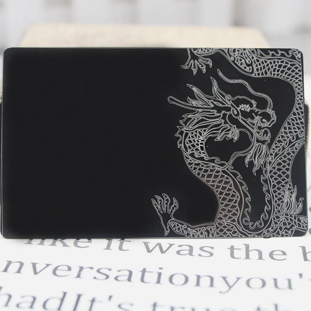 

12Pcs Engraving Aluminum Blank Business Cards Smooth Flat Aluminum Cards for DIY Nameplates Tags and Custom Engraving