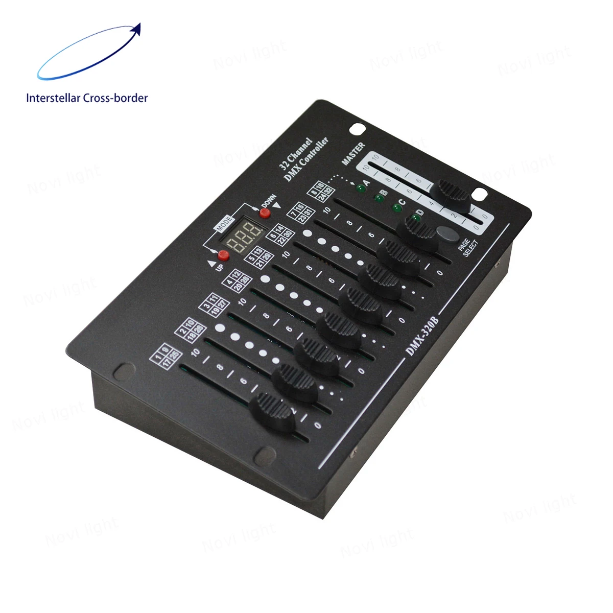 Przenośny kontroler DMX zasilany bateryjnie, 6 16 32-kanałowa mini konsola oświetleniowa do ściemniania i sterowania oświetleniem scenicznym.