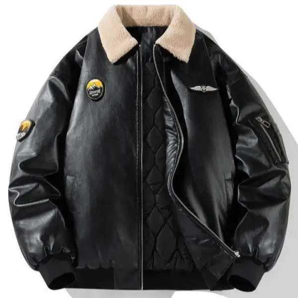 

Новые мужские куртки с застежкой на талии и V-образным вырезом в семи четвертей Све Другой материал Повседневная одежда для среднего возраста...