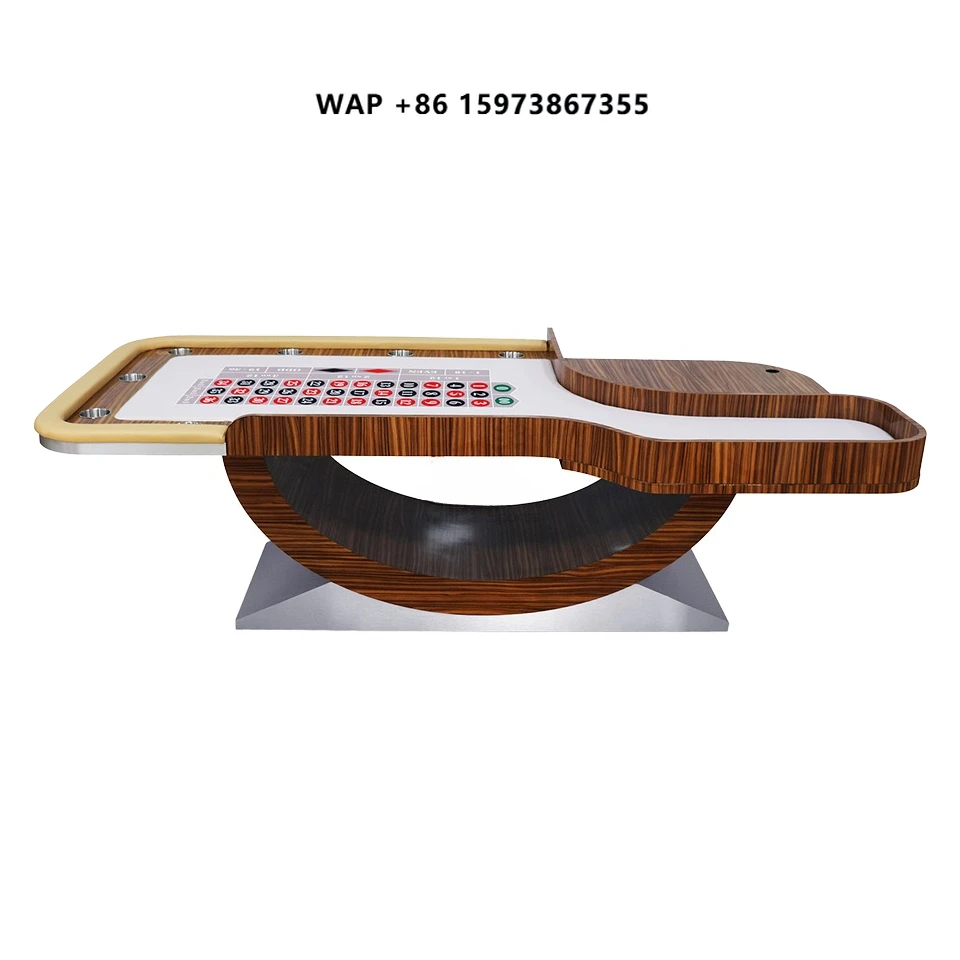MG Fully Factory Customized Direct Professional Professional Casino Quality Roulette Wheel Table Luxury Single 0 Double 0