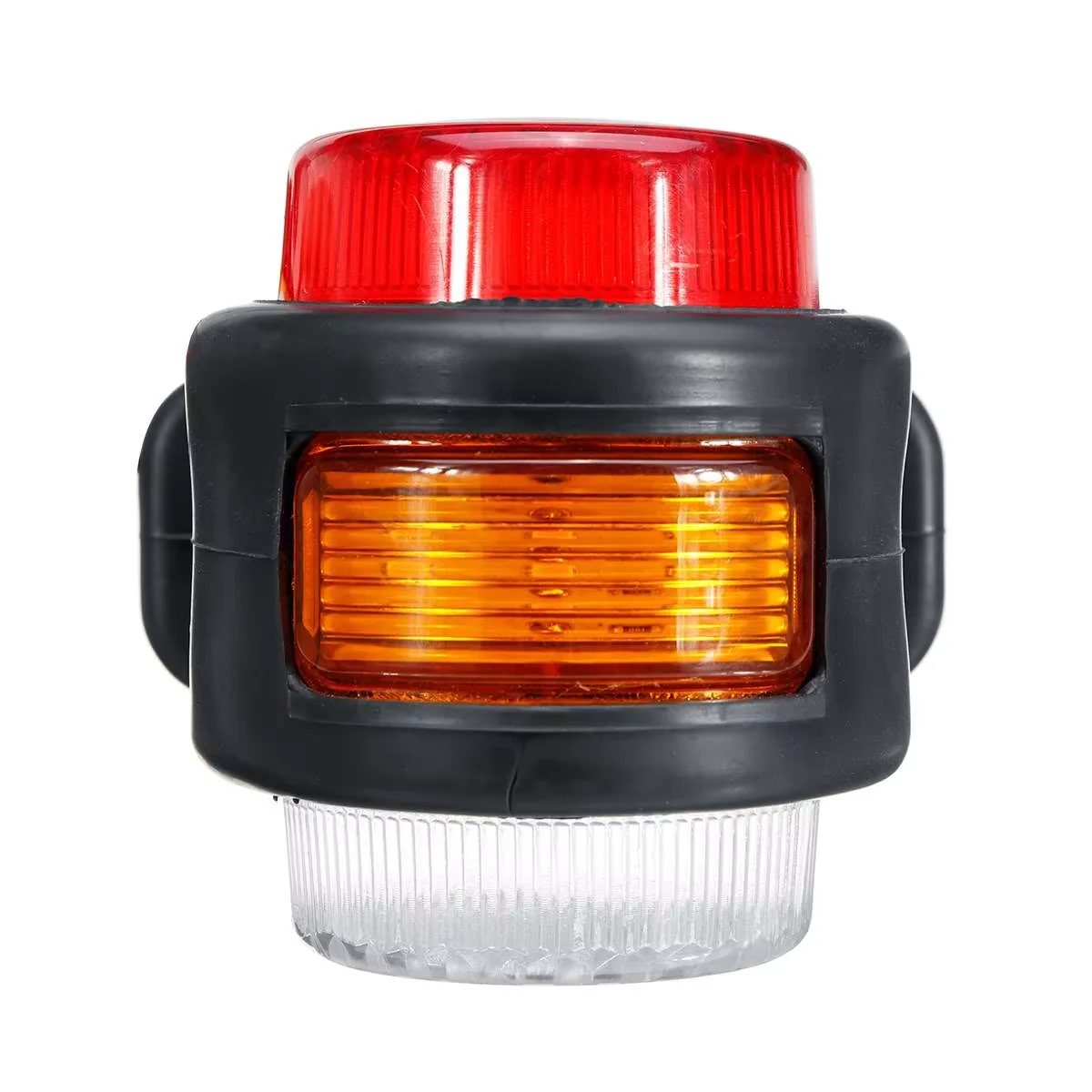 2PCS dreiseitige Lkw Licht Anhänger Seite Marker Licht LED Bremslicht Parkplatz Position Lampen Blinker LED Warnung Rücklicht