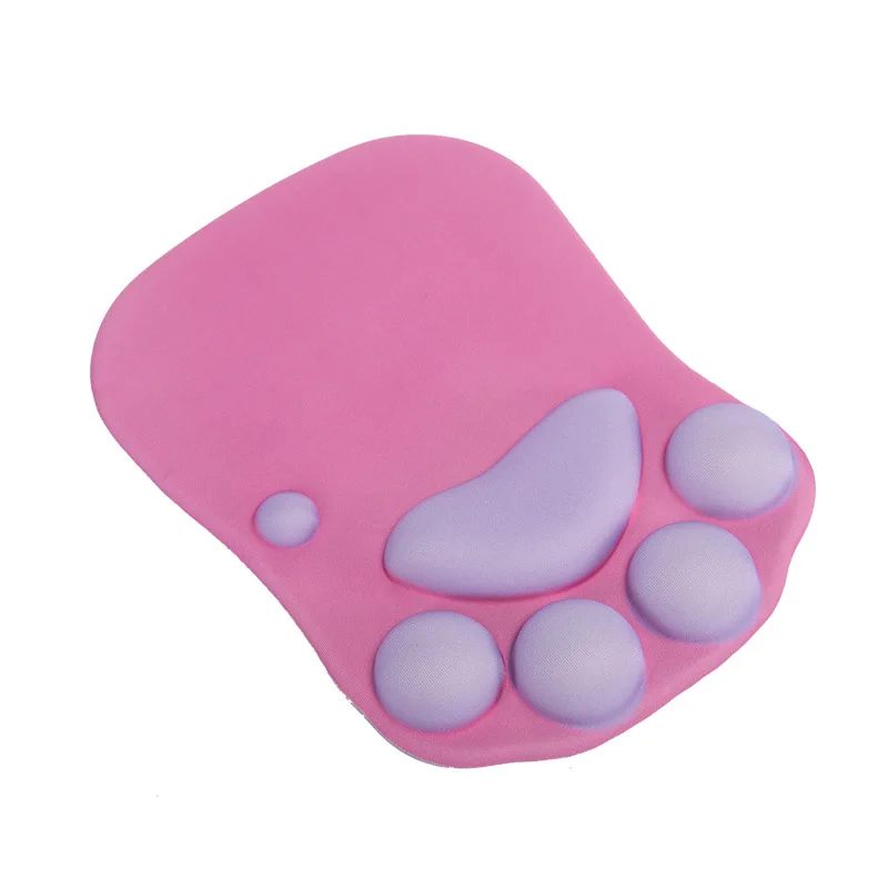 Cute Cat Claw Mousepad Office Silicone Creative Catpaw Wrist Pad Mouse Pad with Wrist Rest