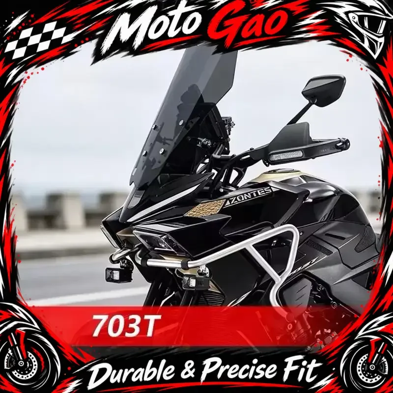 【Precise Fit】Fit For ZONTES 703T Modified Transparent Windshield Front Wind Screen Accessories