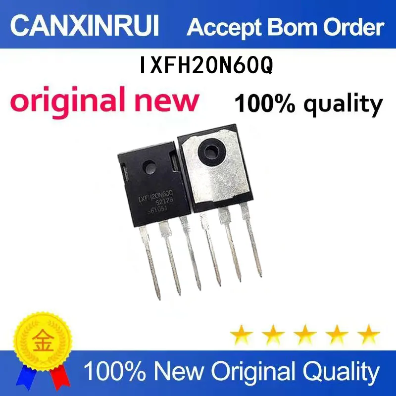 

(5 Pieces) IXFH20N60 IXFH20N60Q Field Effect Transistor 20A600V Brand New