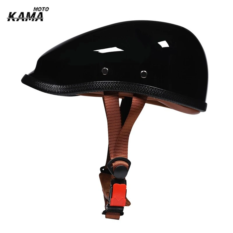 

Ретро-мотошлем для мотоцикла и скутера, винтажный полушлем для байкеров, мотошлем для мотокросса, Casco Moto DOT