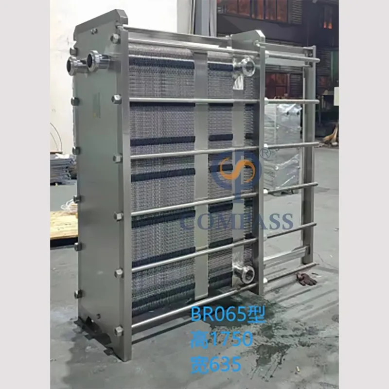 Price List China BR035W-70² Sanitary Stainless Steel SS304 Dairy Multistage Four-Stage PHE Plate Heat Exchanger for Food Product
