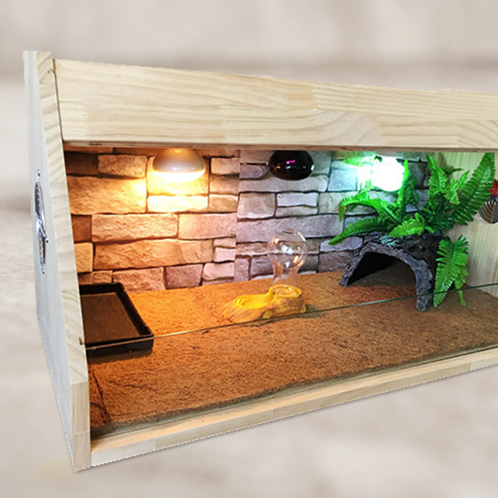 

Premium Brick Sticker Reptile Tank Background Terrarium Decoration Self Adhesive Waterproof Wall Decal 3D Tile for Aquarium