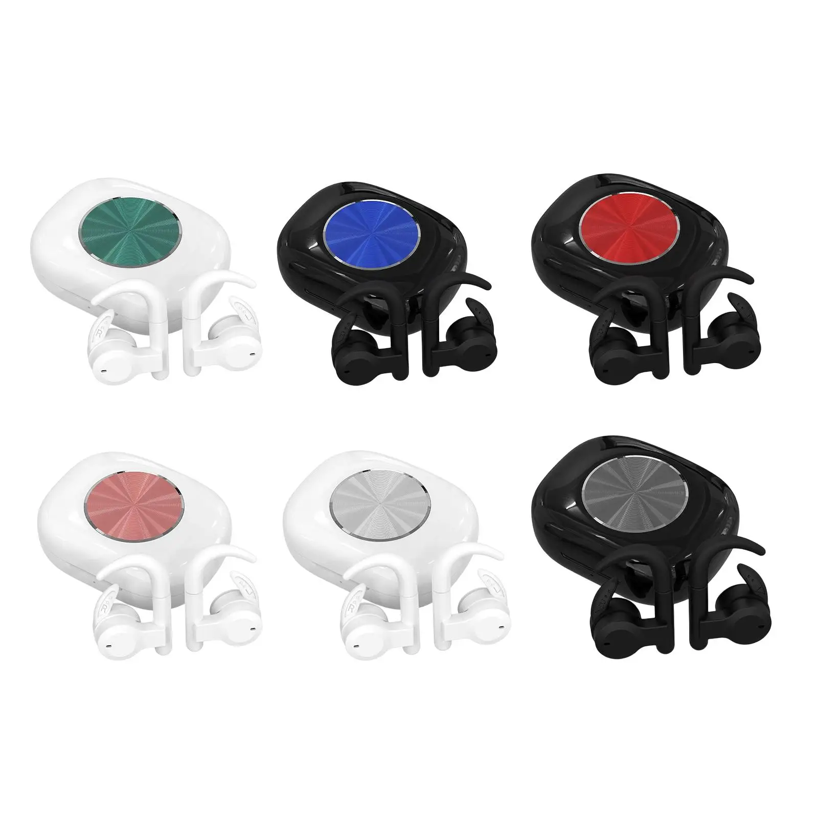 

Wireless Sports Headset Auto Pairing Built in Mic HiFi Earphones for Workout
