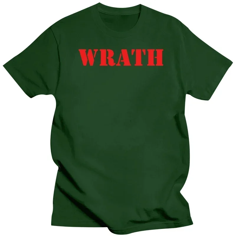 Limited WRATH Natural Selection Logo Design Hommes T-shirt noir Taille S-5XLPrint T-shirt Hommes poids lourds Manches courtes Nouvelle arrivée