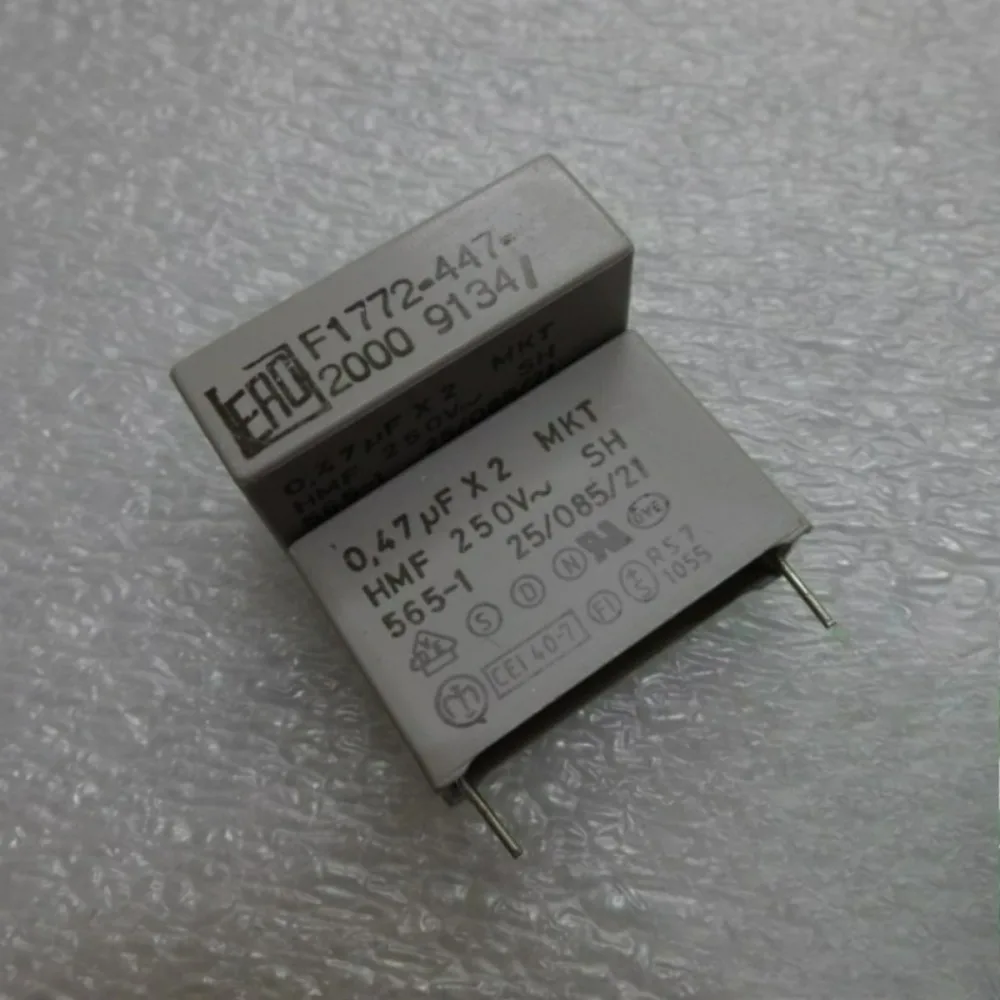 5pcs/lot F1772 MKT 0.47uf 250VAC 470nf u47 474 K brand new 27.5mm film capacitor