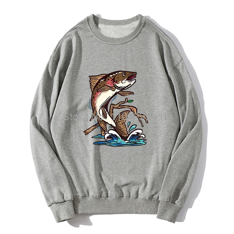 Sun Vintage Hobby Spin Fishing Fly Fishing Hobby Hoodie Men Cotton Pullover Sweatshirt Tops Anime Clothing Harajuku Streetwear