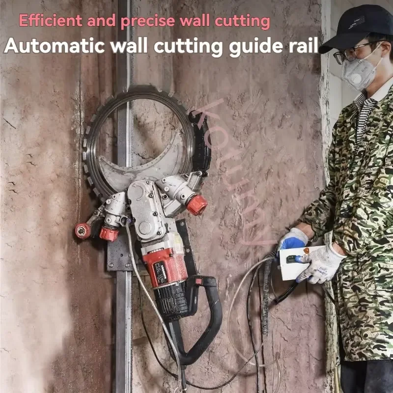 2026 Latest Concrete Ring Saw Guide Rail Cutting Machine Stand Universal Alloy Track System for Wall Floor Slab Cutting