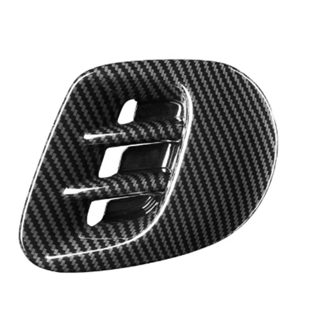 Car Air Outlet Trim Frame Air Inlet Protective Cover for Mercedes Benz Smart 453 Fortwo 2015-2020 Carbon Fiber