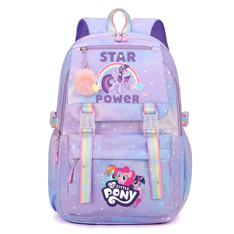 Mochilas My Little Pony, mochilas ligeras de gran capacidad para mujeres y niñas, mochilas escolares, mochilas diarias, mochilas de viaje al aire libre
