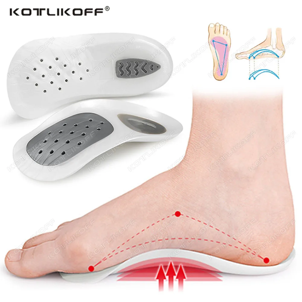 1 Set Removable Foot Massager Shoe Pads Orthopedic Half Insoles For Shoes Relieve Foot Arch Pain Foot Care Shoe Accessories