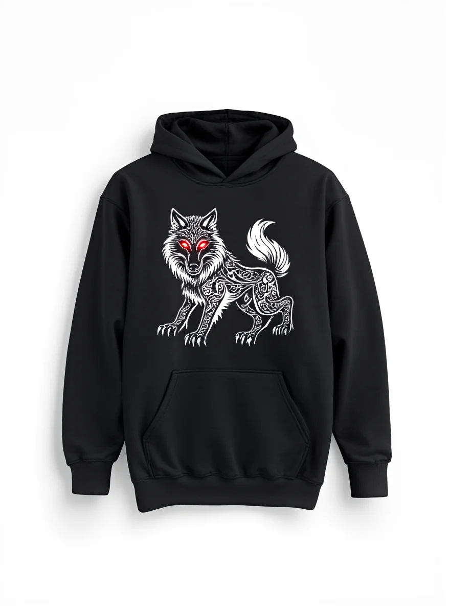 

Мужская толстовка с капюшоном Blaaggressive Wolf, 250г, всесезонная, подарок