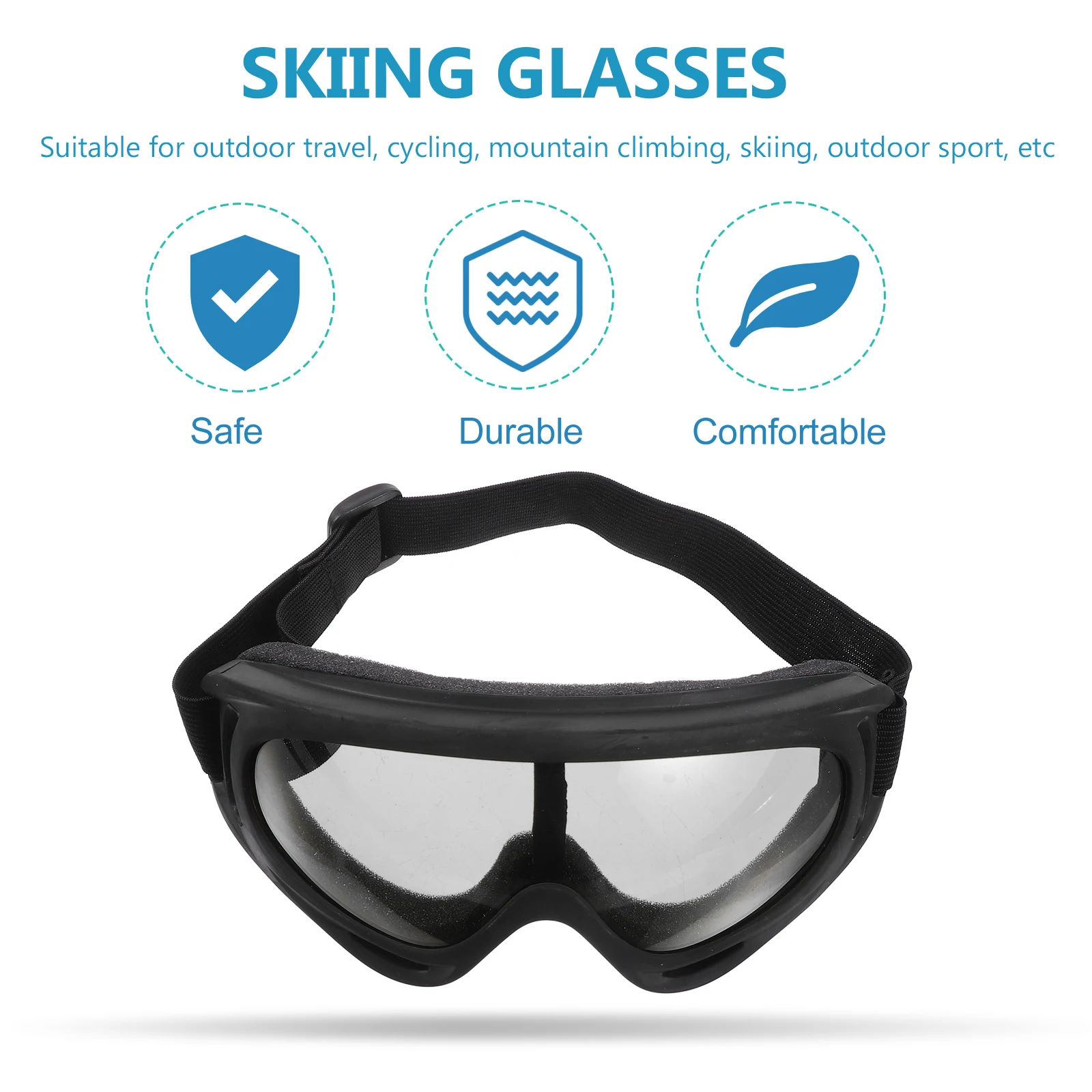 

Очки Лыжные очки Ветрозащитные спортивные средства защиты глаз Защитные очки для уличного ПК